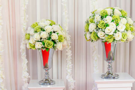 flowers in wedding.の写真素材
