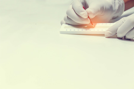 blood sample for hematocrit testing