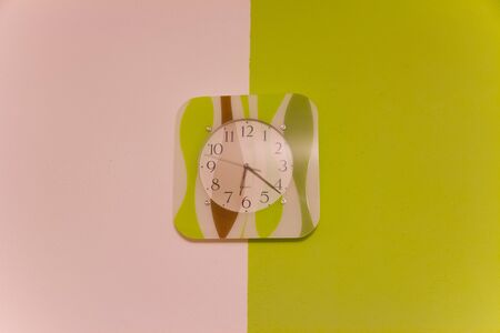 Clock on wall.の写真素材