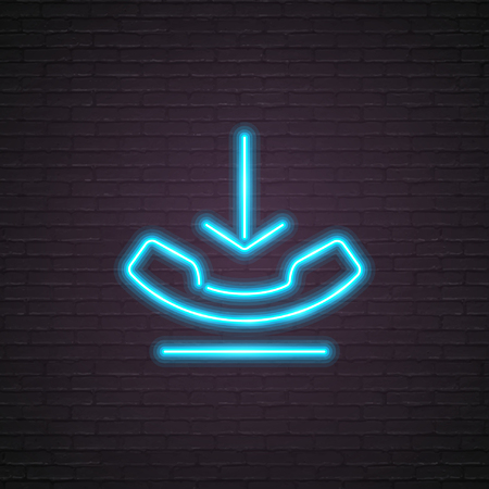 All Neon Light Glowing Blue Light Bright Graphic Designのイラスト素材