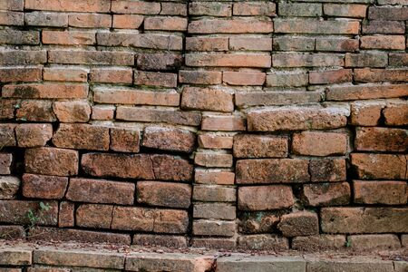 ancient brick wallの写真素材