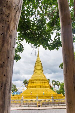 The pagoda of Wat Ban Pangの写真素材