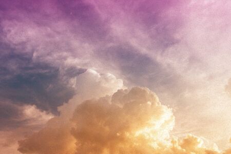 abstract cloud and sky (digital paint technique oil paint)の写真素材