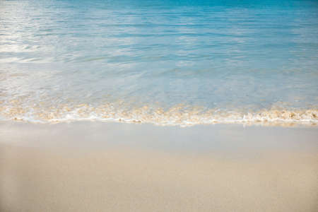 Sea waves on the beachの写真素材