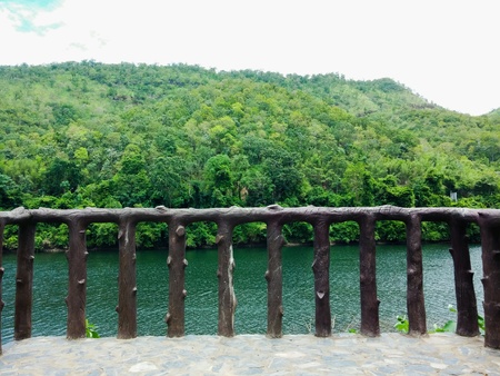 Viewpoint by the riverの素材