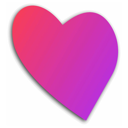 romance shape love paint holiday vector heartのイラスト素材