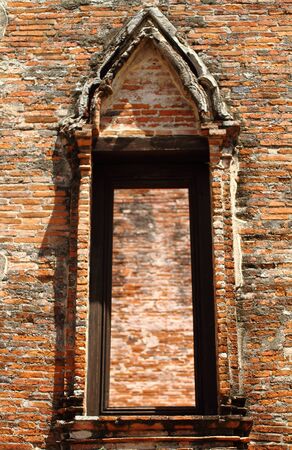 Ancient temple Windowの写真素材