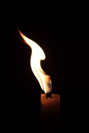 Fire candleの写真素材