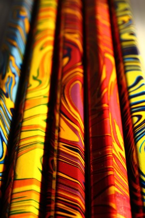 coloured pencilsの写真素材