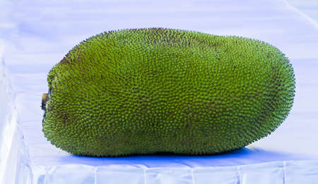 Jack fruit on white Table.