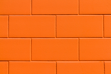Closeup orange brick wall background.の写真素材