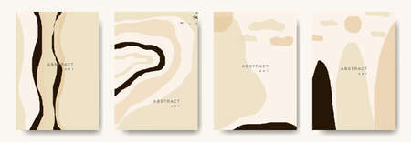 Modern abstract vector backgrounds.minimal trendy style. various shapes set up design templates good for background  card greeting wallpaper brochure flier invitation and other. vector illustrationのイラスト素材