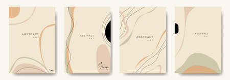 Modern abstract vector backgrounds.minimal trendy style. various shapes set up design templates good for background  card greeting wallpaper brochure flier invitation and other. vector illustrationのイラスト素材