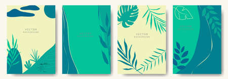 Modern abstract vector backgrounds.minimal trendy style. various shapes set up design templates good for background  card greeting wallpaper brochure flier invitation and other. vector illustrationのイラスト素材