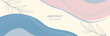 Modern abstract vector backgrounds.minimal trendy style. various shapes set up design templates good...