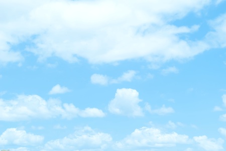 blue sky with cloud closeup 