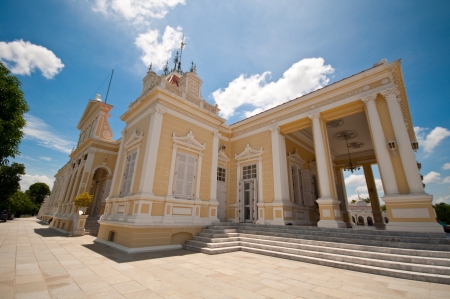 Front of Phra Thinang Varobhas Bimarn at Bang Pa-in Palace, Ayuthaya province, Thailand  のeditorial素材