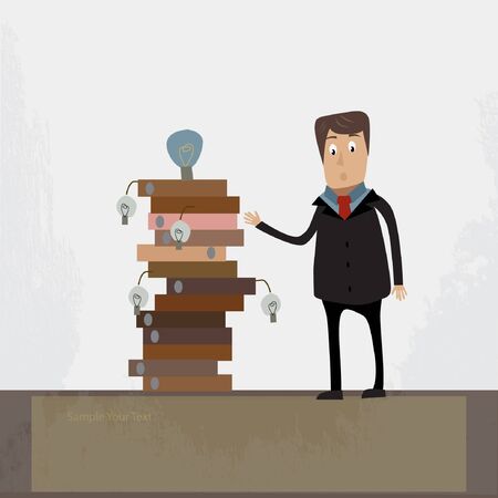 businessman concept illustration のイラスト素材