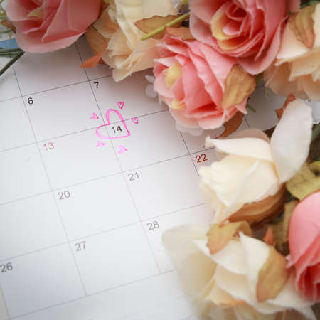 calender of loveの写真素材