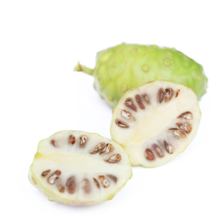 Exotic Fruit - Noni on white backgroundの写真素材