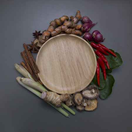 Indian spices and herbsの写真素材