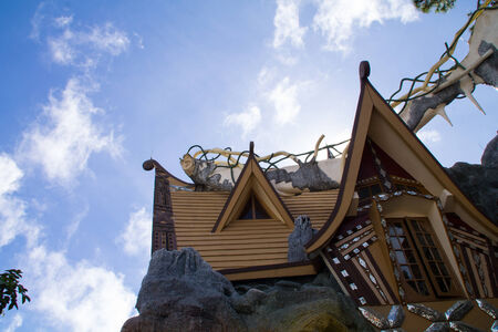 Guest house \\\"Crazy House\\\"  in Dalat, Vietnamのeditorial素材