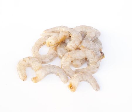 shrimp isolated on a white backgroundの写真素材