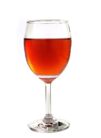 iced tea isolated on whiteの写真素材