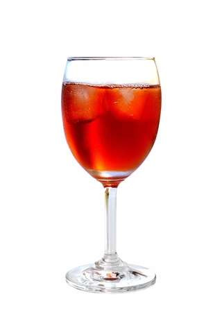 iced tea isolated on whiteの写真素材