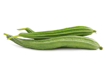 zucchini on white background の写真素材