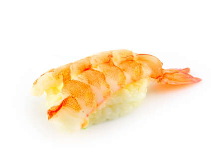 sushi Macro on white background の写真素材