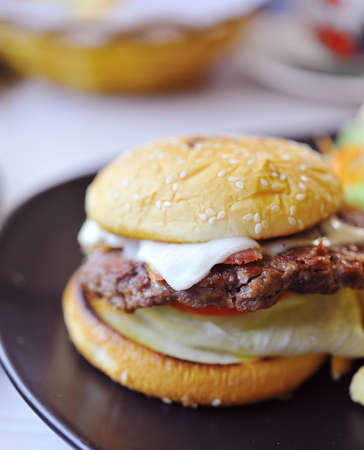 Big appetizing fast food の写真素材