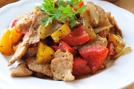 pepper pork の写真素材