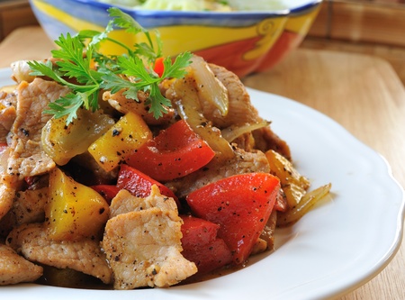 pepper pork の写真素材