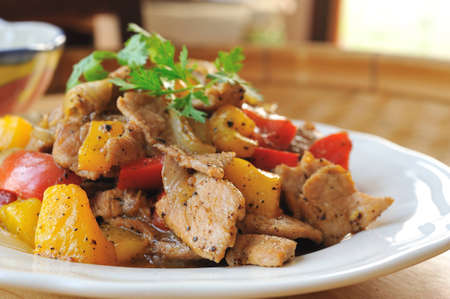 pepper pork の写真素材