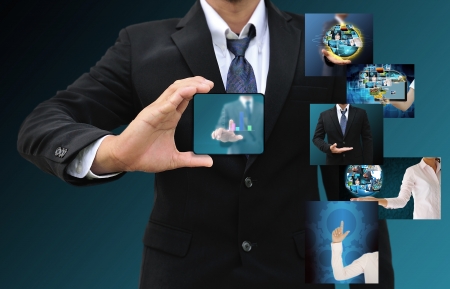 businessmen and Reaching images streamingの写真素材