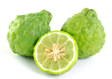 Bergamot isolated white background の写真素材