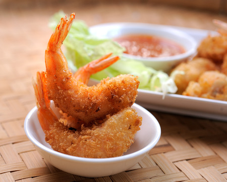Fried Shrimpの写真素材