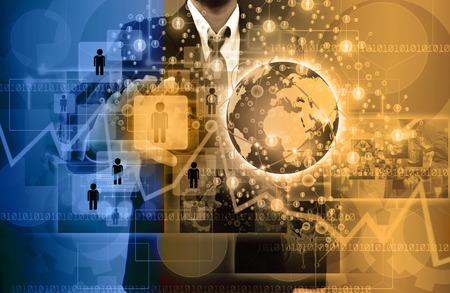 Businessman Choosing the right personの写真素材