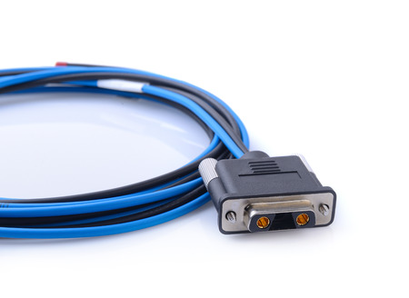 vga connector isolated on white blackground