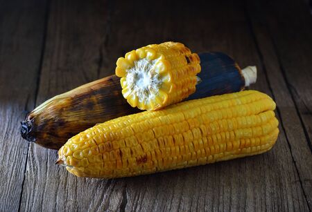 corn on wood