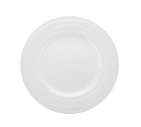plate on white backgroundの写真素材