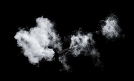 clouds on black backgroundの写真素材