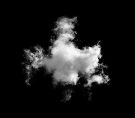clouds on black backgroundの写真素材