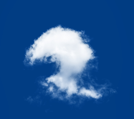 beautiful clouds in the skyの写真素材