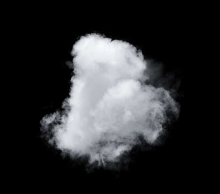 clouds on black backgroundの写真素材
