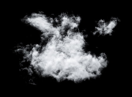clouds on black backgroundの写真素材