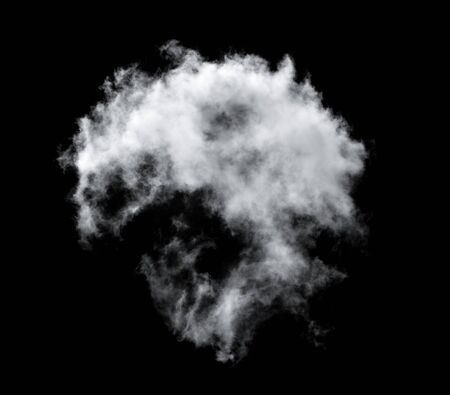 clouds on black backgroundの写真素材