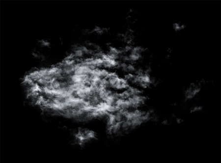 clouds on black backgroundの写真素材
