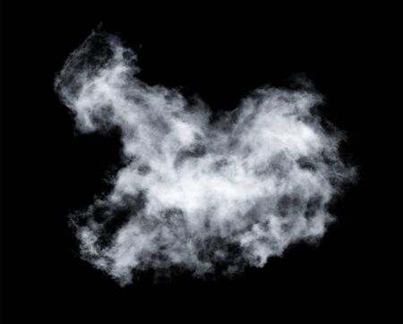 clouds on black backgroundの写真素材